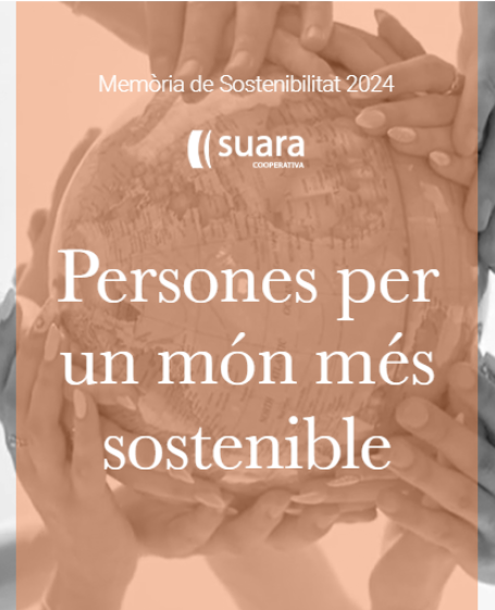 Portada de la memòria de sostenibilitat 2024