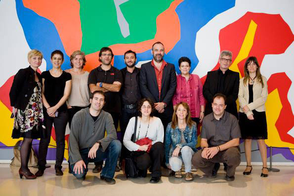 Foto de grup al 17è Fòrum FEDAIA al Caixa Fòrum de Barcelona