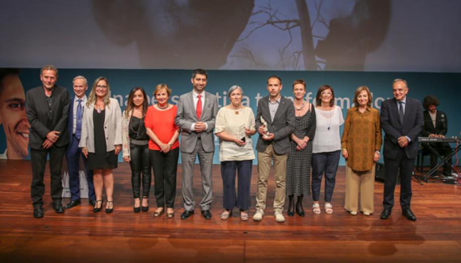 Momento de la entrega del Premio Impacta durante el acto de 2019