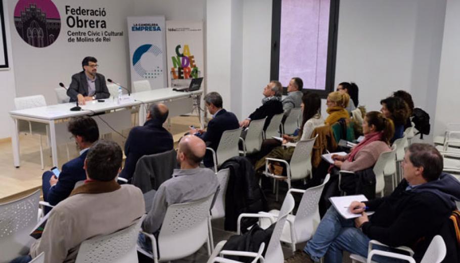 Suara's conference at the Fira de la Candelera de Molins de Rei