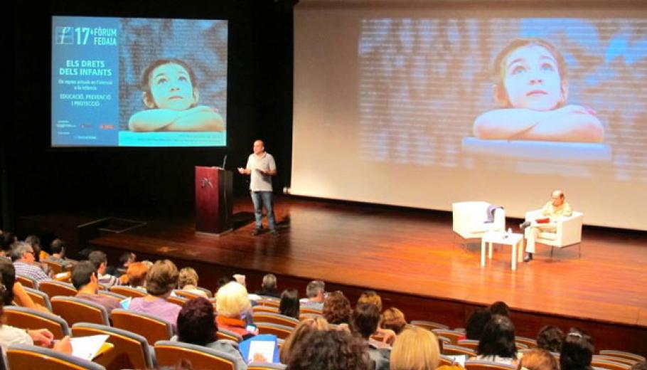 Momento de uno de los debates del 17è Fòrum FEDAIA en Caixa Fòrum de Barcelona